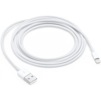 Apple Lightning 2 m Kabel - Daten & Laden - Weiß Apple Lightning 2 m Kabel - Daten & Laden - Weiß