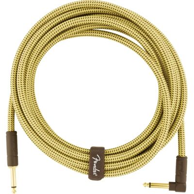 Cavo Strumento Serie Deluxe Giallo 4,5m Dritto - Angolato Cavo Strumento Serie Deluxe Giallo 4,5m Dritto - Angolato