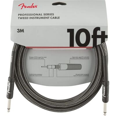 Fender Serie Professionale Cavo Strumento 10ft - Tweed Grigio Fender Serie Professionale Cavo Strumento 10ft - Tweed Grigio