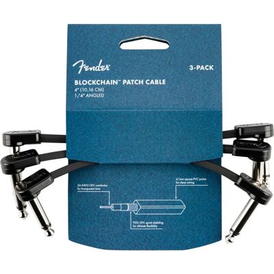 Cable de parche Fender Blockchain 4" - Configuración de stompbox Cable de parche Fender Blockchain 4" - Configuración de stompbox