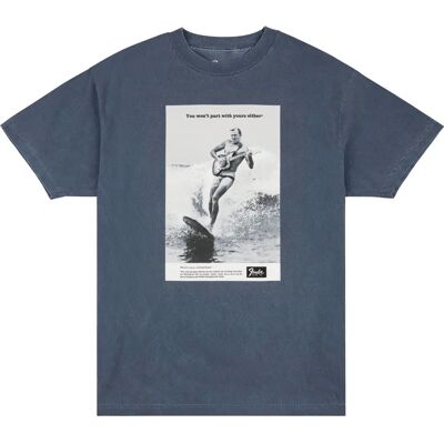 Fender Vintage Ad Surfer T-Shirt Ocean XL Fender Vintage Ad Surfer T-Shirt Ocean XL
