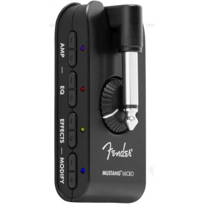 Fender Mustang Micro - Hordozható fejhallgató erősítő effektusokkal Fender Mustang Micro - Hordozható fejhallgató erősítő effektusokkal