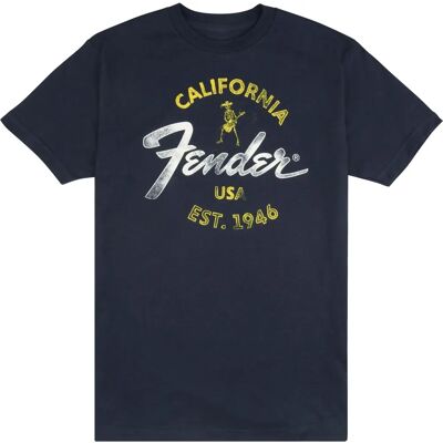 Fender S Baja Blue T-Shirt - T-Shirt Fender S Baja Blue T-Shirt - T-Shirt
