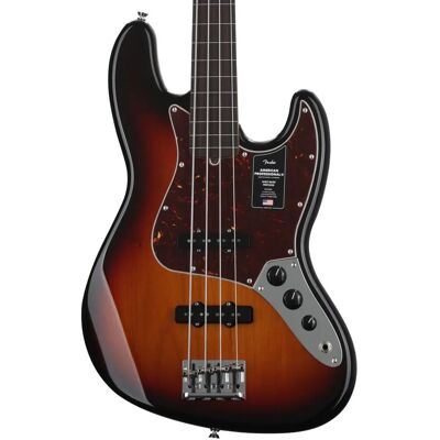 Fender American Professional II Jazz Bass Fretless RW - 3-Color Sunburst - Elektrická baskytara Fender American Professional II Jazz Bass Fretless RW - 3-Color Sunburst - Elektrická baskytara
