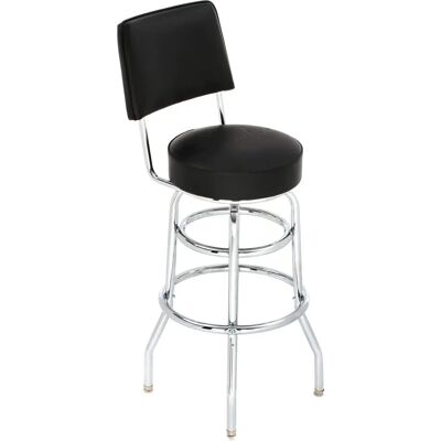 Tabouret de Bar Fender Blackout Backrest 30" - Siège réglable - Publicité Tabouret de Bar Fender Blackout Backrest 30" - Siège réglable - Publicité