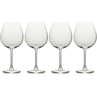 Mikasa Julie Set Of 4 25Oz Red Wine Glasses Mikasa Julie Set Of 4 25Oz Red Wine Glasses