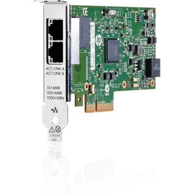 Adaptador Ethernet HPE 361T - Doble Gigabit - PCIe 2.1 - Alto Rendimiento Adaptador Ethernet HPE 361T - Doble Gigabit - PCIe 2.1 - Alto Rendimiento