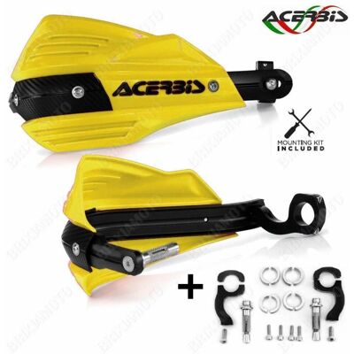 Acerbis X-factor Handguards - Yellow - Enduro Protection Acerbis X-factor Handguards - Yellow - Enduro Protection