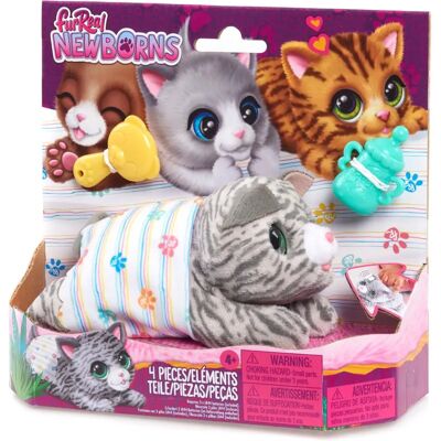 Giocattolo di peluche Fur Real Newborns Gatto - Bianco, 15cm Giocattolo di peluche Fur Real Newborns Gatto - Bianco, 15cm