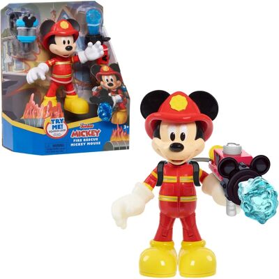Mickey Mouse Action Figure - 6" Fire Rescue Mickey Mouse Action Figure - 6" Fire Rescue