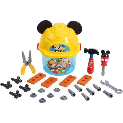 Just Play Seau d'Outils Mickey Mouse - Ensemble d'Outils de Jouet - Publicité Just Play Seau d'Outils Mickey Mouse - Ensemble d'Outils de Jouet - Publicité