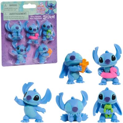 Disney Stitch 5-Pack Samlarfigurer - Leksaker för Barn Disney Stitch 5-Pack Samlarfigurer - Leksaker för Barn