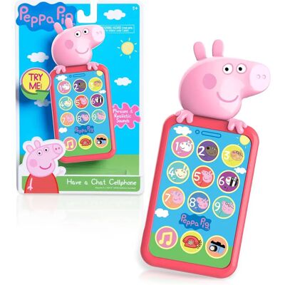 Peppa Pig - Have a chat cell Phone - Realistic sounds - Toy Peppa Pig - Have a chat cell Phone - Realistic sounds - Toy