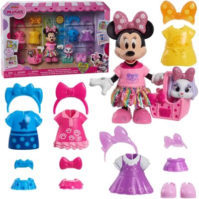 Just Play Minnie Mouse Haustier Mode-Set - Pink, Glitzer, Accessoires Just Play Minnie Mouse Haustier Mode-Set - Pink, Glitzer, Accessoires