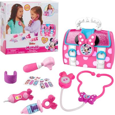 Zestaw doktora Minnie Mouse BowCare Disney Junior - Interaktywną Zabawka dla Dzieci 3+ Zestaw doktora Minnie Mouse BowCare Disney Junior - Interaktywną Zabawka dla Dzieci 3+