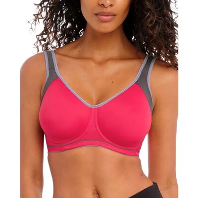 Freya Active Sonic AA4892 W Pink Sports Bra - Medium Coverage Freya Active Sonic AA4892 W Pink Sports Bra - Medium Coverage