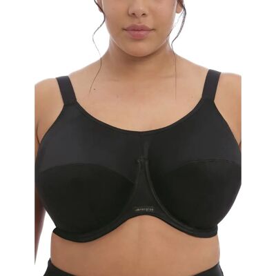 Soutien-gorge de sport à haute performance Elomi Energise - Noir - Taille : 42D - Femme Soutien-gorge de sport à haute performance Elomi Energise - Noir - Taille : 42D - Femme