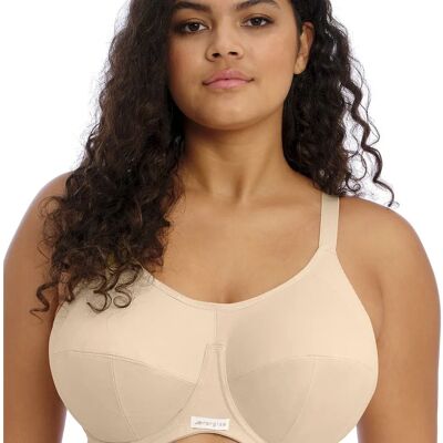 Elomi Energise Nude Sport-BH - Hochleistung, Unterstützung, Mikrofaser Elomi Energise Nude Sport-BH - Hochleistung, Unterstützung, Mikrofaser