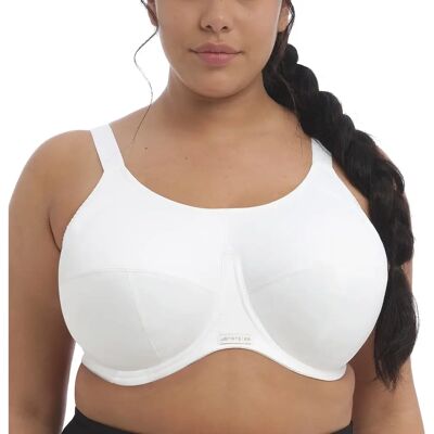 Elomi Energise Vollkörperschutz Sport-BH - Weiß - 36E Elomi Energise Vollkörperschutz Sport-BH - Weiß - 36E