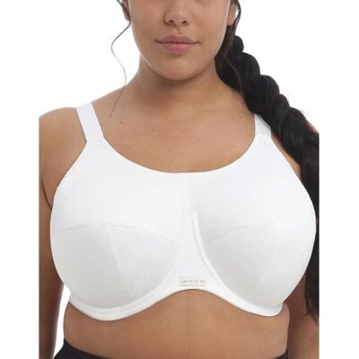 Elomi Energise Wit Onderbuste Sport-Bh - Sport-Bh Elomi Energise Wit Onderbuste Sport-Bh - Sport-Bh