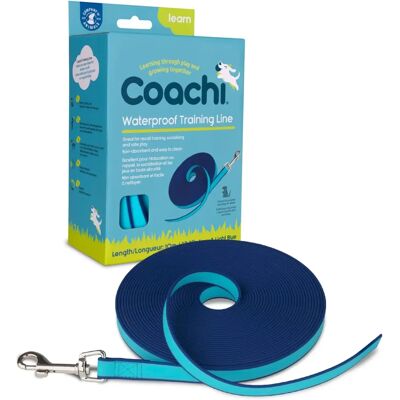 Coachi Navy & Blue Waterproof Dog Training Lead - 10m Coachi Navy & Blue Waterproof Dog Training Lead - 10m