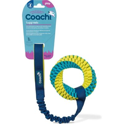 Company of Animals Tuggi Helix - Dog Toy, Blue, Lime, Navy - Training, Fun Company of Animals Tuggi Helix - Dog Toy, Blue, Lime, Navy - Training, Fun