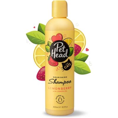 Pet Head Felin' Good Cat Shampoo - Nourishing, Fruity, 300ml Pet Head Felin' Good Cat Shampoo - Nourishing, Fruity, 300ml