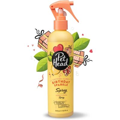 Spray Édition Anniversaire Pet Head pour Chiens - 300ml - Publicité Spray Édition Anniversaire Pet Head pour Chiens - 300ml - Publicité