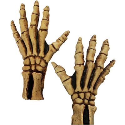 Ghoulish Knochen Skelett Hände - Erwachsen - Kostümzubehör Ghoulish Knochen Skelett Hände - Erwachsen - Kostümzubehör