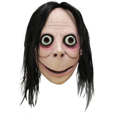 Ghoulish Productions Momo Creepypasta Horror Monster Dämon Erwachsene Herren Kostüm - Überkopf-Maske - Braun Ghoulish Productions Momo Creepypasta Horror Monster Dämon Erwachsene Herren Kostüm - Überkopf-Maske - Braun
