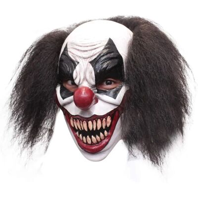 Masque de Clown en Latex Effrayant - Masque - Publicité Masque de Clown en Latex Effrayant - Masque - Publicité