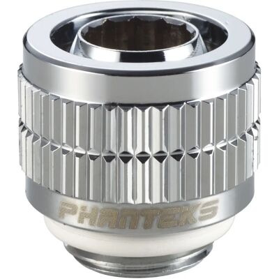 Phanteks Chrom Kompressionsanschluss für Wasserkühlung Phanteks Chrom Kompressionsanschluss für Wasserkühlung