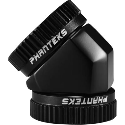 Adaptateur de refroidissement liquide Phanteks PH-A45_BK_16 45° - Noir - Publicité Adaptateur de refroidissement liquide Phanteks PH-A45_BK_16 45° - Noir - Publicité