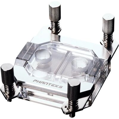 Phanteks - C350A - Mirror Chrome - Bloc-water CPU - Publicité Phanteks - C350A - Mirror Chrome - Bloc-water CPU - Publicité
