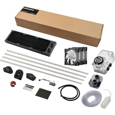 Phanteks Glacier EZ-Fit 360 D30-Kit - Wasserkühlungsset - Radiator 360mm Phanteks Glacier EZ-Fit 360 D30-Kit - Wasserkühlungsset - Radiator 360mm