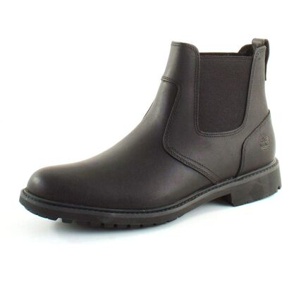 Timberland Stormbucks Chelsea - Schwarzes Vollnarbenleder Timberland Stormbucks Chelsea - Schwarzes Vollnarbenleder