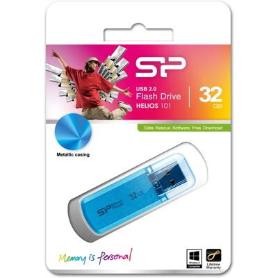 Silicon Power - Helios 101 - 32 GB - Blau - USB-Speicherstick Silicon Power - Helios 101 - 32 GB - Blau - USB-Speicherstick