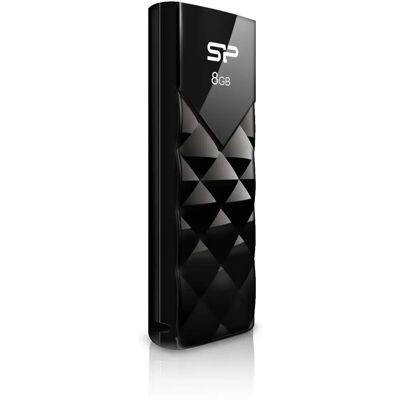 Silicon Power Chiavetta USB 2.0 Ultima U03 8GB - Nero Silicon Power Chiavetta USB 2.0 Ultima U03 8GB - Nero