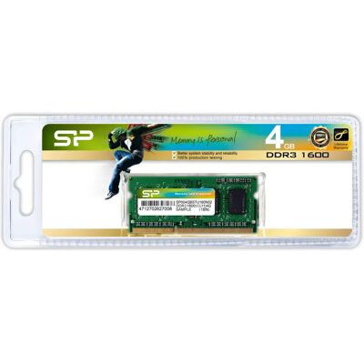 Módulo de memoria Silicon Power SP004GBSTU160N02 - DDR3 1600 MHz Módulo de memoria Silicon Power SP004GBSTU160N02 - DDR3 1600 MHz