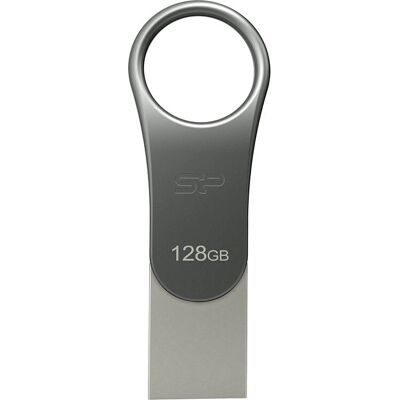 Silicon Power C80 Titanium USB Flash Drive - USB 3.2 Gen 1 Silicon Power C80 Titanium USB Flash Drive - USB 3.2 Gen 1