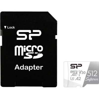Silicon Power - SP512GBSTXDA2V20SP - 512GB - U3V30A2 - MicroSD Card Silicon Power - SP512GBSTXDA2V20SP - 512GB - U3V30A2 - MicroSD Card