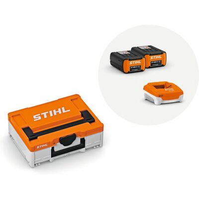 Stihl Power-Box 1 mit 2x AP 200 S und AL 301 - Akku-Box Stihl Power-Box 1 mit 2x AP 200 S und AL 301 - Akku-Box