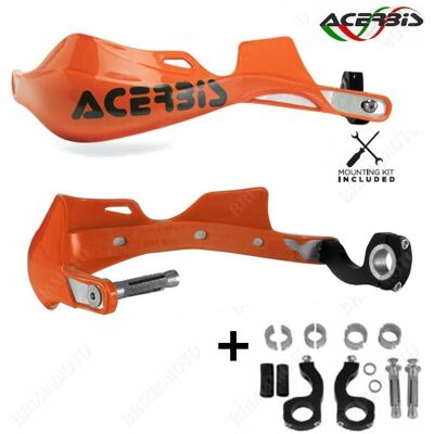 Acerbis Orange Handguards - Motorcycle Hand Protection Acerbis Orange Handguards - Motorcycle Hand Protection
