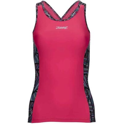Maillot ZOOT Rosa Performance Tri Crossback pour Femmes - Maillot - Publicité Maillot ZOOT Rosa Performance Tri Crossback pour Femmes - Maillot - Publicité