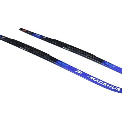 Madshus Active Skin Jr - Blau / Schwarz / Weiß - Größe 117 - Ski Madshus Active Skin Jr - Blau / Schwarz / Weiß - Größe 117 - Ski