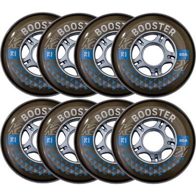 K2 Booster 76mm 80A Roues pour Inline Skates K2 Booster 76mm 80A Roues pour Inline Skates