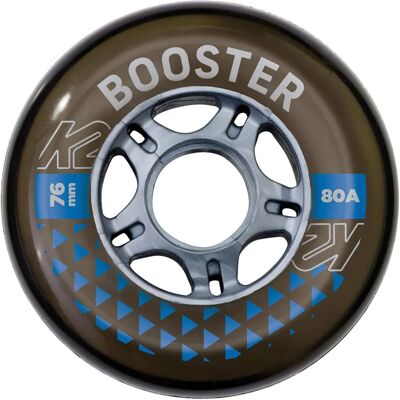 Ruote inline K2 Booster 76mm 80A - Confezione da 4 Ruote inline K2 Booster 76mm 80A - Confezione da 4