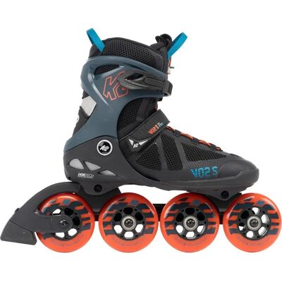 K2 VO2 S 90 PRO Inlineskates - Schwarz, Blau, Orange - Fitness K2 VO2 S 90 PRO Inlineskates - Schwarz, Blau, Orange - Fitness