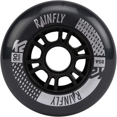 K2 Skate Rainfly Inline Skate Rollen - Schwarz - 90 mm K2 Skate Rainfly Inline Skate Rollen - Schwarz - 90 mm