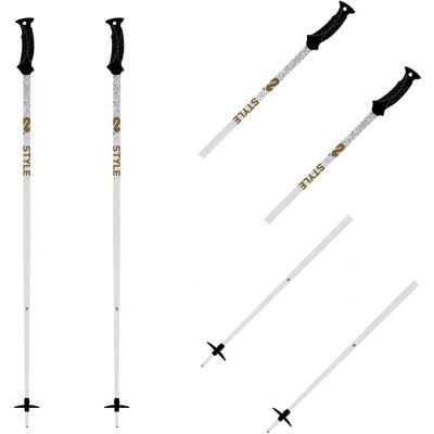 K2 Weiße Style Composite Skistöcke - 115 cm K2 Weiße Style Composite Skistöcke - 115 cm
